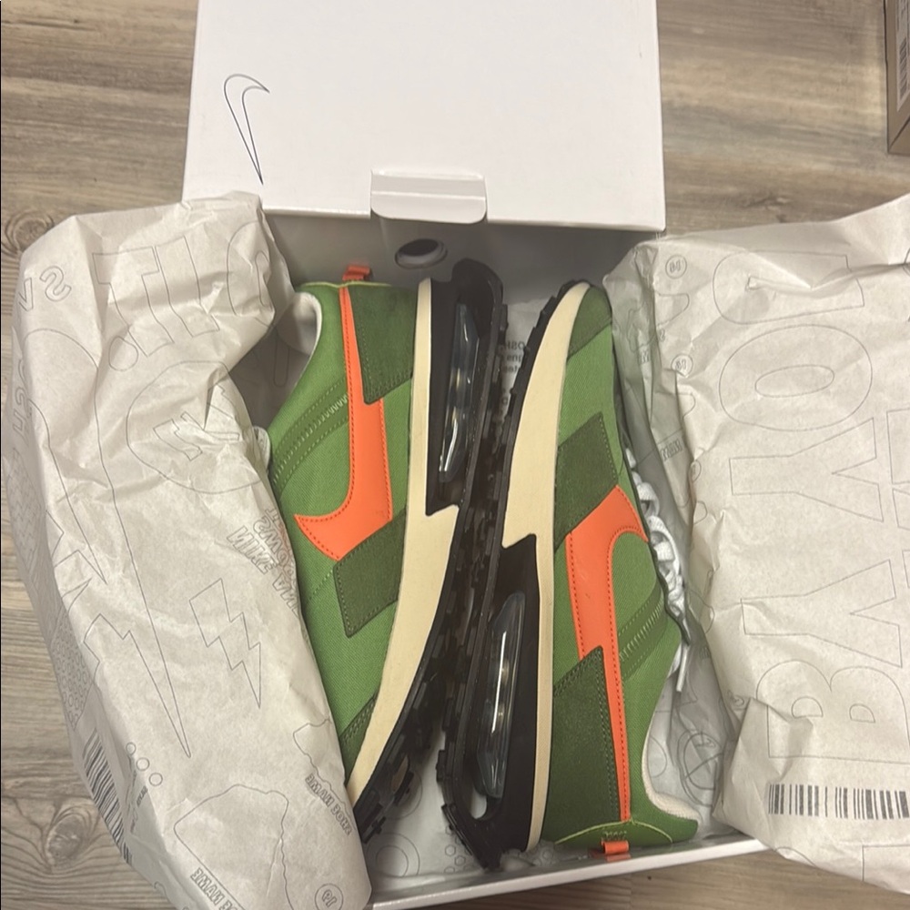 Nike Green and Orange Sneakers